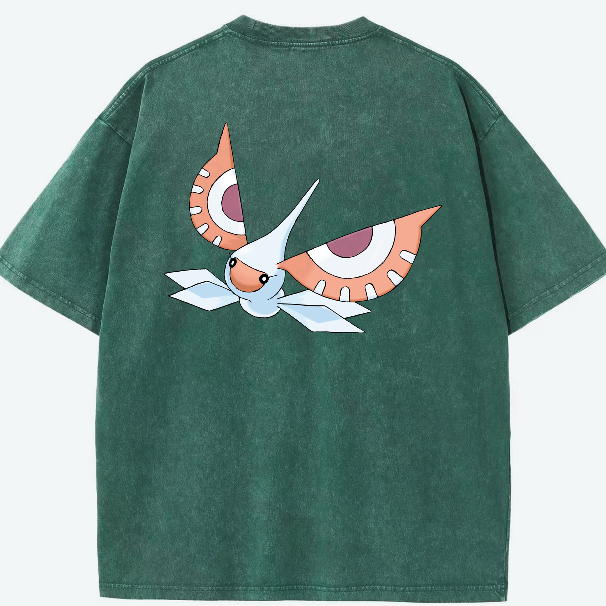 （画像用） ポケットモンスター Pokémon 綿100% ヴィンテージ風 半袖Tシャツ（背面プリント）
